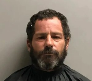 Jay Albert Stevens is arrested after flagging down officer to admit murder and leading them to victim's body.