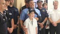 Texas boy, 8, named honorary EMT for helping dad after ATV crash