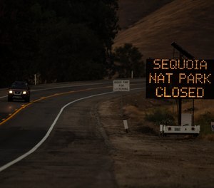 Sequoia National Park and Kings Canyon National Parks are closed because of wildfires.