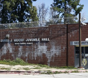 The Barry J. Nidorf Juvenile Hall, photographed in 2019 in the Los Angeles community of Sylmar.