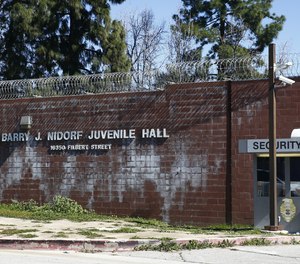 The Barry J. Nidorf Juvenile Hall, photographed in 2019 in the Los Angeles community of Sylmar.