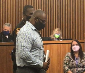 Former Cuyahoga County Jail officer Charles Enoch pleaded not guilty to a misdemeanor assault charge that accused him of attacking an inmate in the jail's mental health ward in November 2018.