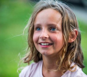 Haley Detman, 8, the daughter of EMT Melissa Yorlets Negley, survived being run over by a four-ton tractor in February.