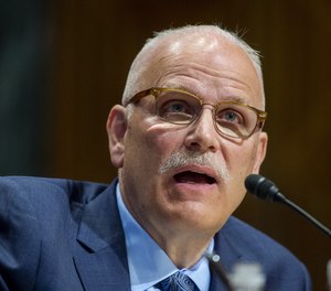 Chris Magnus speaks at a U.S. Senate committee hearing to consider his nomination for commissioner of U.S. Customs and Border Protection on Capitol Hill in Washington, D.C., Tuesday, Oct. 19, 2021.