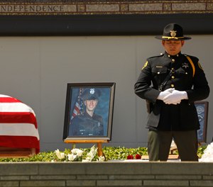 LAPD Officer Houston R. Tipping suffered fatal neck injuries during a department training on May 29, 2022 in Los Angeles.