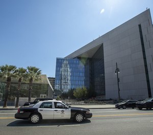 LAPD Headquarters on 1st St. in downtown Los Angeles.