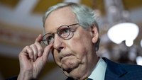 Senate Minority Leader Mitch McConnell transported, hospitalized after fall