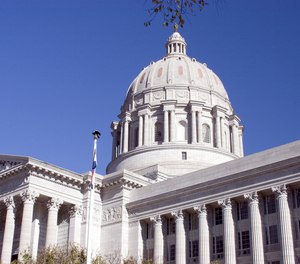 The Missouri State Capitol in Jefferson City, Missouri. The House passed a bill on Thursday that would limit the ability of local public health departments to close businesses, schools and public gatherings.