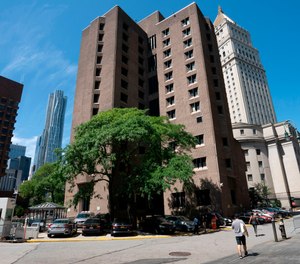The Metropolitan Correctional Center where financier Jeffrey Epstein was being held, in 2019, in New York.