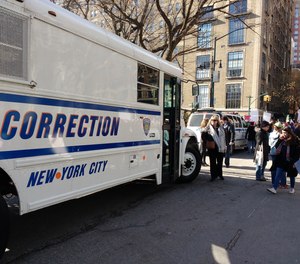 Thirteen inmates — 11 of them identified as gang members — attacked Rikers Island correction officers giving them broken bones, cracked ribs, and bruised eyes.