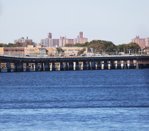Rikers Island, home to the main jail complex, is situated in the East River between the Queens and Bronx boroughs.