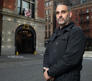 New York Police Department Officer Christopher Deflorio on Wednesday, Nov. 17, 2021, in Manhattan, New York.