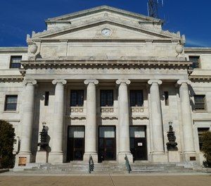 The Delaware County Courthouse in Media, Pennsylvania.