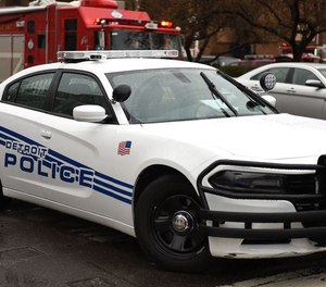 A photo of a Detroit Police Department vehicle on May 3, 2018.