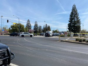Dozens of law enforcement officers responded to Mahany Park in Roseville, California, on Thursday afternoon.