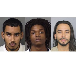 Jose Garcia Romero (left), Torrey Holston and Marco Rico. Romero and Holston have been indicted for murder and robbery, and Rico has been charged with criminal conspiracy and being an accessory after the fact.