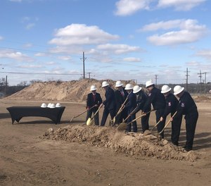 UMC Health System held a groundbreaking ceremony for the new EMS Station One and Communications Center on Monday.
