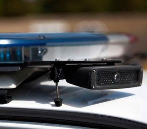 A patrol car in La Mirada, Calif., is equipped with ASAP, a four camera roof-mounted system that constantly scans for and photographs the license plates of nearby cars. (Rick Loomis/Los Angeles Times/TNS)