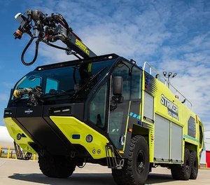The Striker Volterra 6x6 comes equipped with an Oshkosh patented hybrid-electric drivetrain, featuring an electro-mechanical infinitely variable transmission.