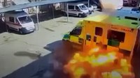 Video: Russian airstrike hits rig at Ukraine children's hospital