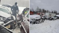 Wis. officer entangled in 40-car pile-up worked to save others