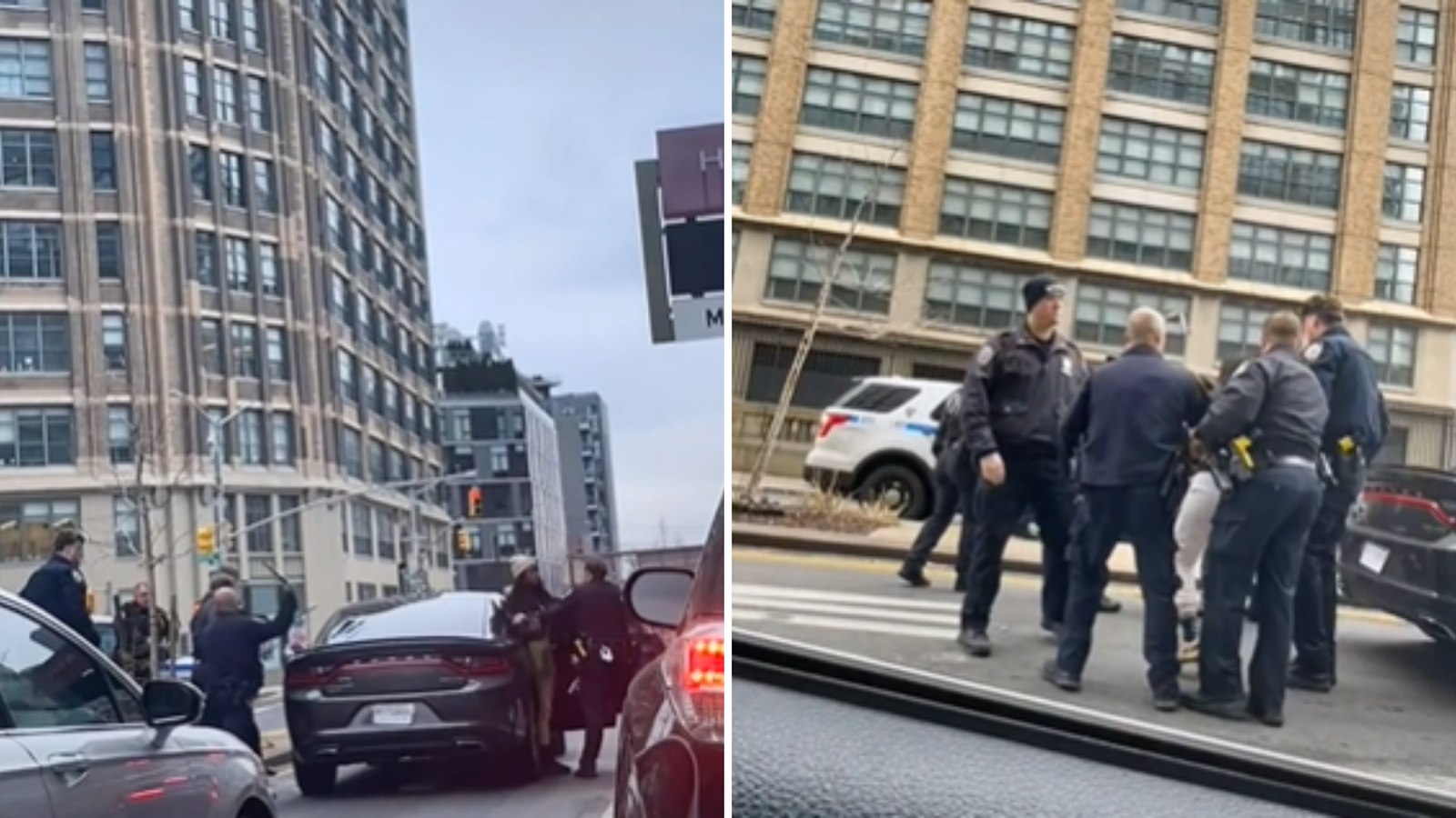 Video Nypd Cops Bash Getaway Car S Windows After Robbers Nab 70k In Clothes Video Nypd Cops Bash Getaway Car S Windows After Robbers Nab 70k In Clothes