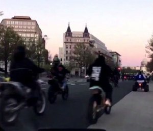 Last week ATV riders in Washington surrounded, stopped an ambulance carrying a child (Twitter NBC Washington)