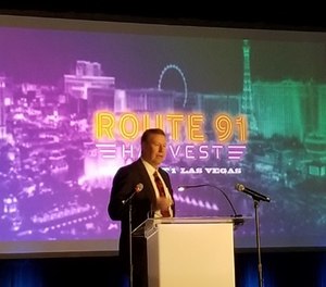 Captain Christopher Tomaino from the Las Vegas Metropolitan Police Department discussed some of lessons identified from the response to the Route 91 Harvest music festival shooting. (Photo/PoliceOne)