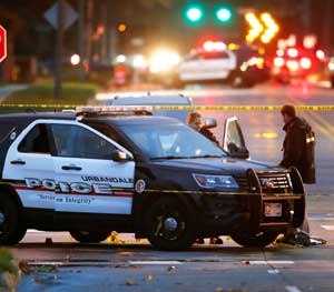 Urbandale Police Officer Justin Martin was murdered in an ambush while he sat in his patrol vehicle. (AP Image)