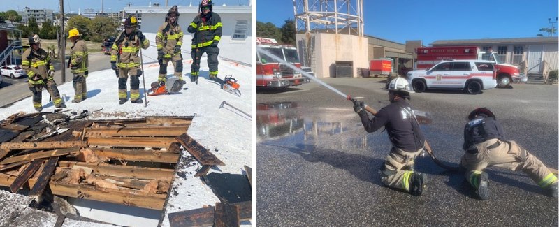 Our weekdays are typically filled with scheduled training for the shift personnel.