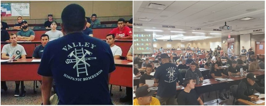 Sworn VHB members teaching classes for their associates on test preparation and interview skills.