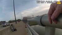 'Come on brother!': Video shows Kan. officers stopping man from jumping off bridge