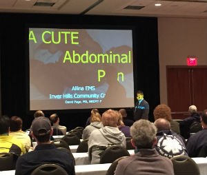 Page presents the aCUTE Abdomen at the 2015 WEMSA Working Together conference.
