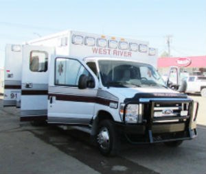 West River Ambulance purchased a new $150,000 ambulance.