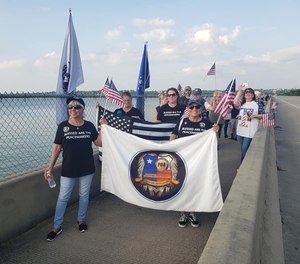 The #Walkthebridge movement provides officers the opportunity to discuss with peers, friends and others some of the issues they have battled.