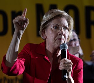 Democratic Presidential candidate Sen. Elizabeth Warren (D-Mass.) at the Poor People's Campaign Moral Action Congress on June 17, 2019. (Michael Nigro/Sipa USA/TNS)
