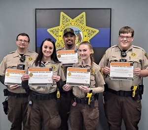 Warren County Jail staff members were recognized for their life-saving actions.