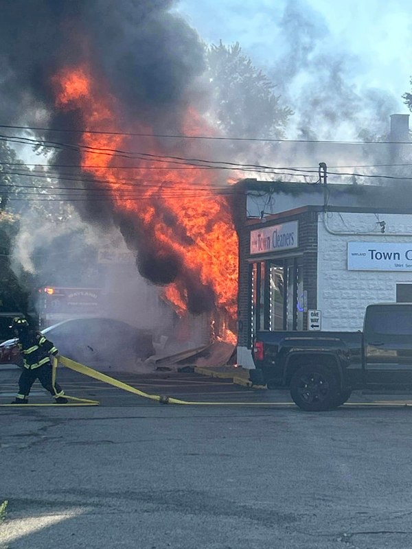 Video: Explosions at Mass. 4-alarm auto shop fire