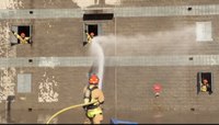 Video: Ariz. firefighters play ‘Whac-A-Firefighter’ hose training
