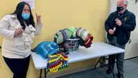 Mass. female inmates learn to crochet, donate blankets to dog pound