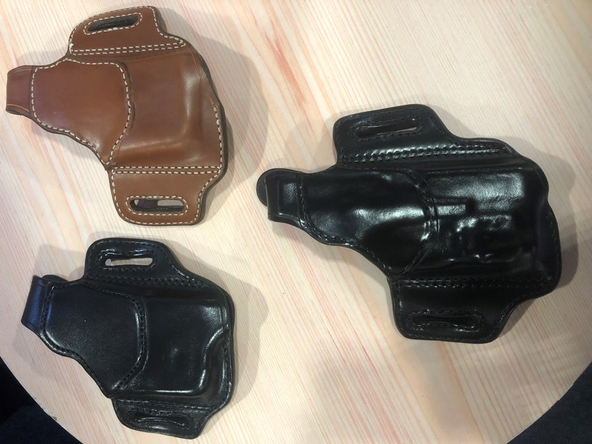 The Nightguard Compact holsters for the Glock 26 (left) and Glock 19 (right) will accommodate lights like the Streamlight TLR6 and TLR7.