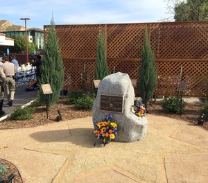 The CHP's monument to commemorate the fallen officers.