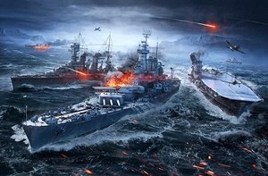 World of Warships battle scene (Photo/World of Warships)