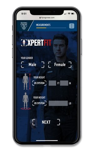 XpertFit is a touchless, first-to-market innovation for public safety. (Courtesy photo)