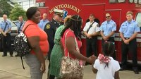 'We feel the love’: Ala. firefighters show up to support injured firefighter’s daughter