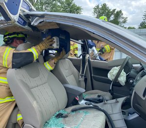Crews engage in interior cross-ramming.