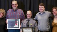 Ohio trooper, good Samaritan honored for saving college student's life after crash