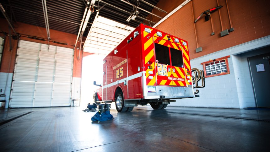 Give the apparatus a deep cleaning, as well as the bay floors. 