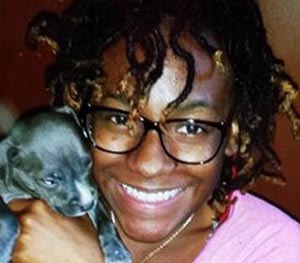 This undated photo provided by the Philadelphia Police Department shows Carlesha Freeland-Gaither. A bank card belonging to Freeland-Gaither, a woman abducted Sunday night from a Philadelphia street, was used Tuesday morning, Nov. 4, 2014 in Maryland, police said.
