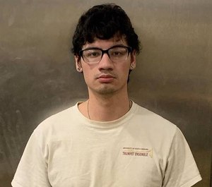 Kevin Ackley, 22, was fired from Richland County Emergency Services and arrested after authorities say he incited riots as part of an extremist group known as the Boogaloos. (Photo/Richland County Sheriff's Office)